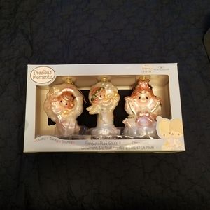 Vintage Precious Moments Glass Ornaments